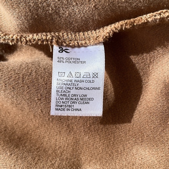 Lily & Lottie Taupe Wilder Sherpa Shacket with Front Pockets and Patched Elbows - Picture 8 of 8
